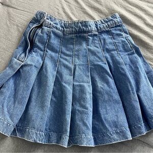 h&m denim skirt